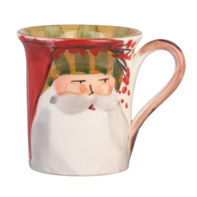 Old Saint Nick Mug, Set of 4