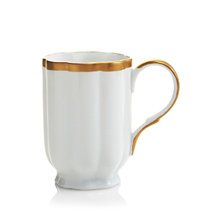 Anna Weatherley Anna's Golden Patina Mug In White