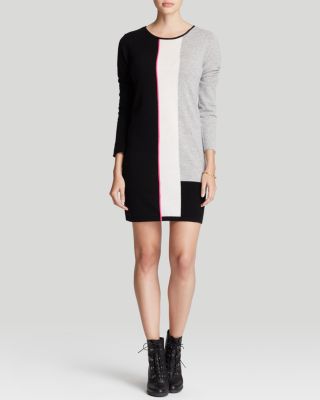 Magaschoni Cashmere Color Block Dress Bloomingdale s