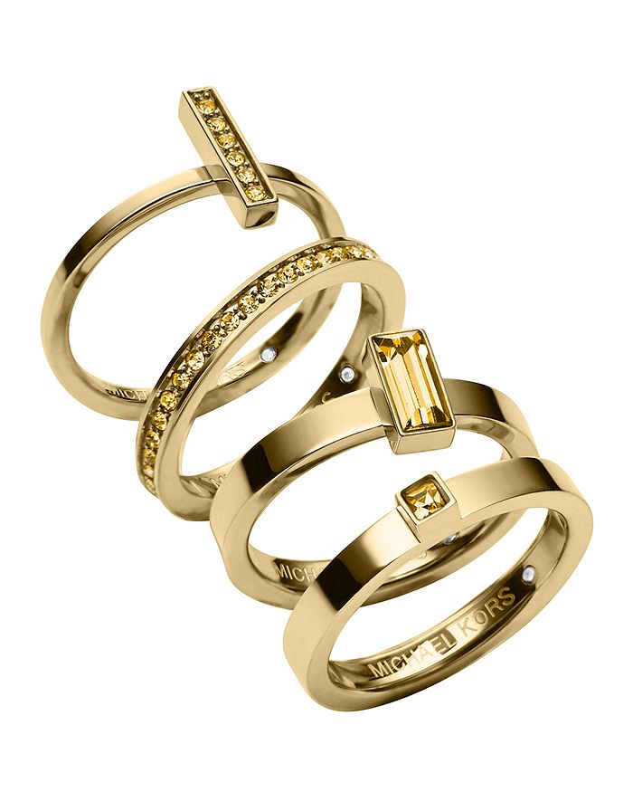 Michael kors 2024 stackable rings