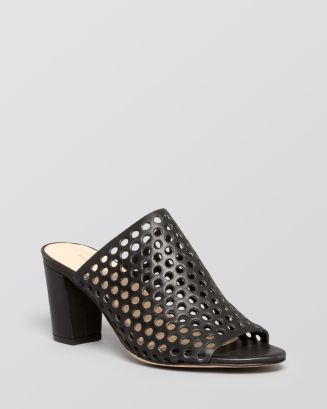 Loeffler store Randall • Shea perforated mules