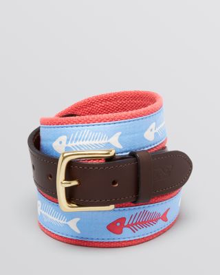 vineyard vines fish belt