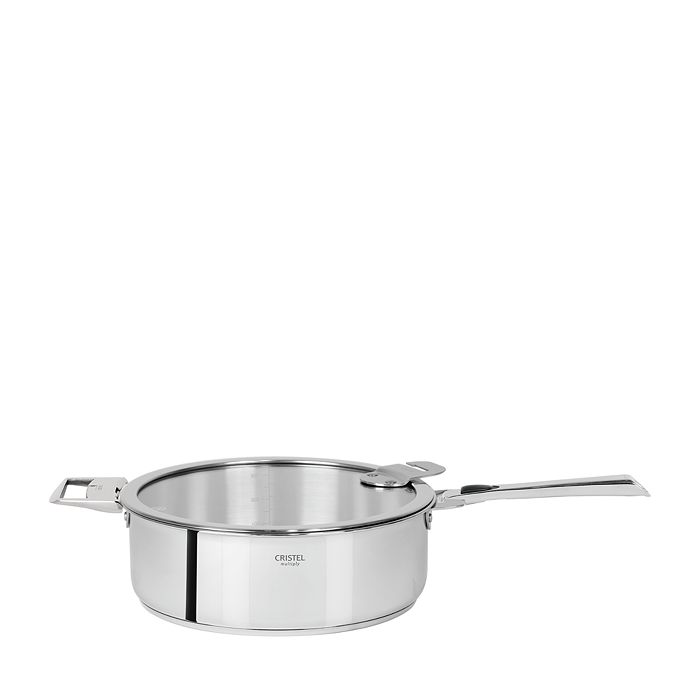 Shop Cristel Casteline Tech 5-quart Saute Pan With Lid - Bloomingdale's Exclusive In Stainless Steel