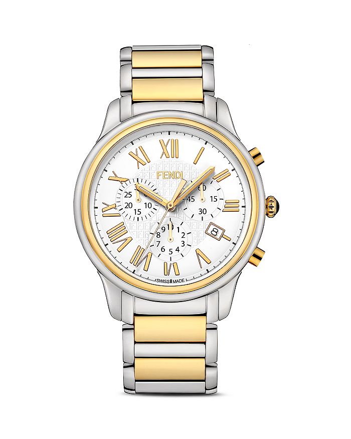 Fendi classico discount watch gold