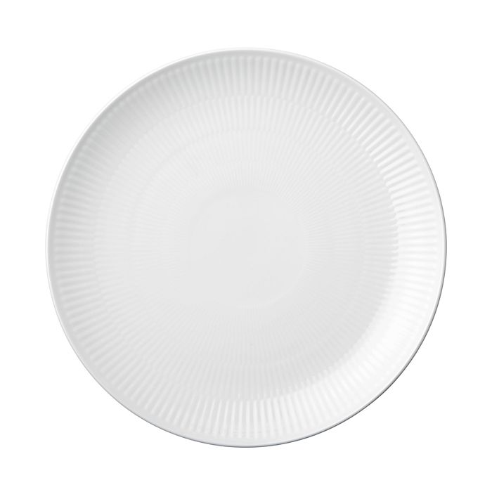 Royal Copenhagen White Fluted Plain Coupe Dinner Plate