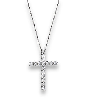 Diamond Cross Pendant Necklace in 14K White Gold, 2.50 ct. t.w. - 100% Exclusive