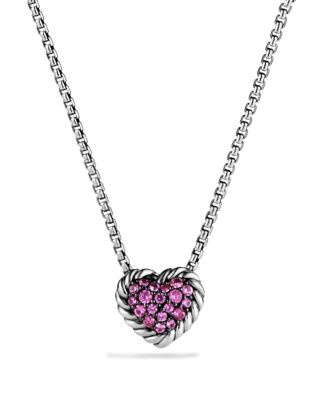 david yurman pink sapphire necklace