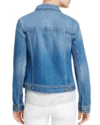 paige black denim jacket