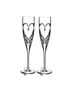 Waterford - Love True Love Champagne Flutes, Set of 2