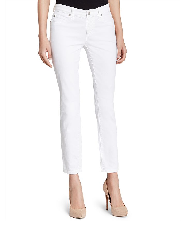 Eileen Fisher Skinny Ankle Jeans in White, Regular & Petite ...