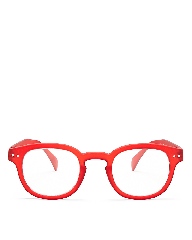 Izipizi Collection C Square Readers, 45mm In Red
