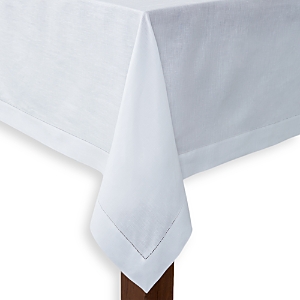 Sferra Classico Oblong Tablecloth, 90 Round In White