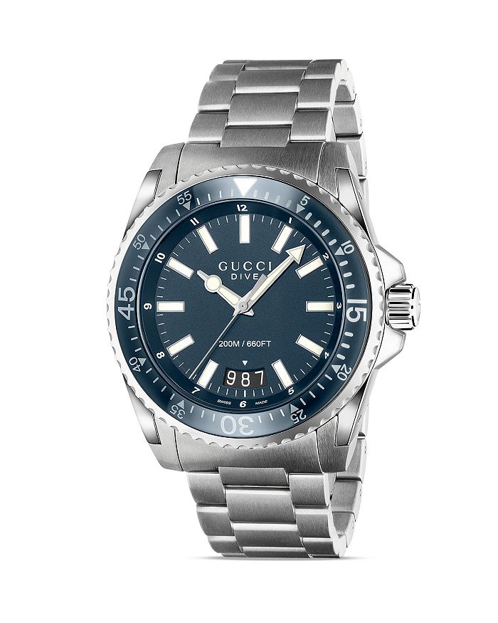 Gucci dive watch 45mm review sales