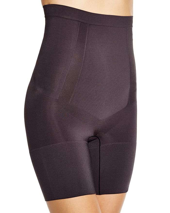 SPANX Women's Oncore Mid-Thigh Very Black Body Shaper MD 
