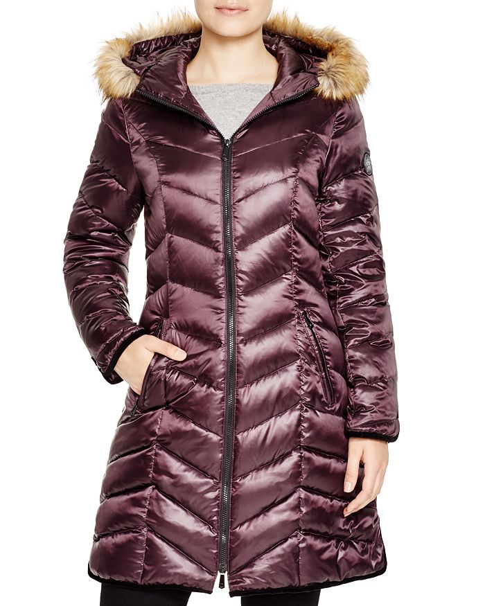 Dawn Levy 2 Abby Faux Fur Trim Puffer Coat | Bloomingdale's