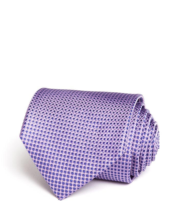 The Men's Store At Bloomingdale's Micro Harlequin Classic Tie - 100% Exclusive In Lilac