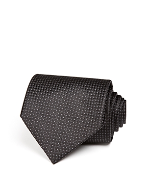 The Men's Store At Bloomingdale's Basket Solid Wide Tie - 100% Exclusive In Black