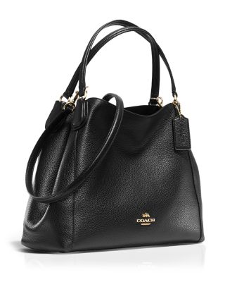 COACH Edie 28 Crossbody Bag in Pebble Leather | Bloomingdale