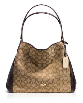 COACH Edie Shoulder Bag 31 in Signature Jacquard Bloomingdale s