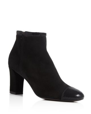 agl block heel bootie