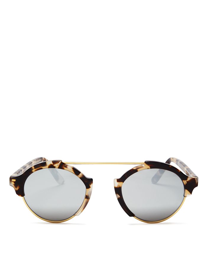 Illesteva - Women's Milan IV Round Sunglasses, 49mm