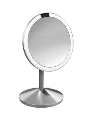 Mini Sensor Makeup Mirror with Travel Case, 5", 10x Magnification