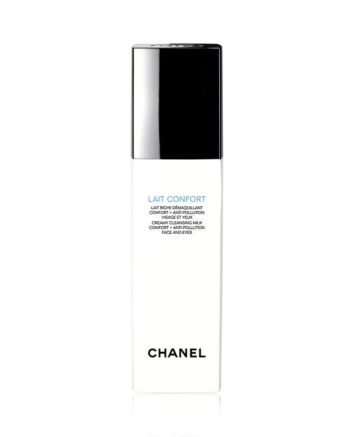 Volanzo - CHANEL LAIT CONFORT CREAMY CLEANSING MILK CONFORT + ANTI  POLLUTION FACE AND EYES 150ML Description LAIT CONFORT cleanses and  moisturises dry skin while keeping its ecosystem balanced. Its rich cream