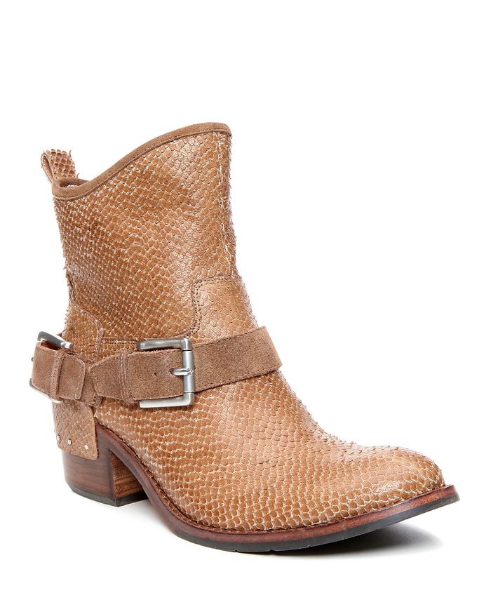 Donald Pliner Donald J Pliner Wade Embossed Booties Bloomingdale s