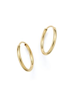 Bloomingdale's Fine Collection - 14K Yellow Gold Endless Hoop Earrings - Exclusive