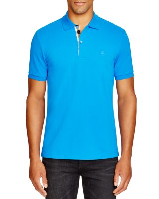 burberry polo shirt blue