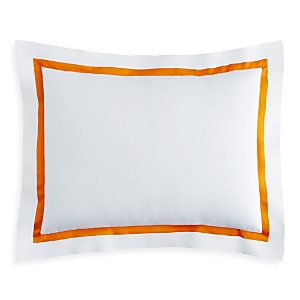 Shop Matouk Lowell King Sham In Tangerine