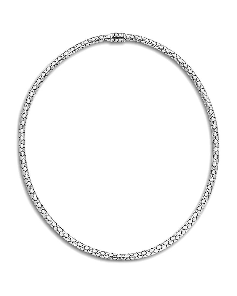 John Hardy Sterling Silver Dot Small Chain Necklace, 18