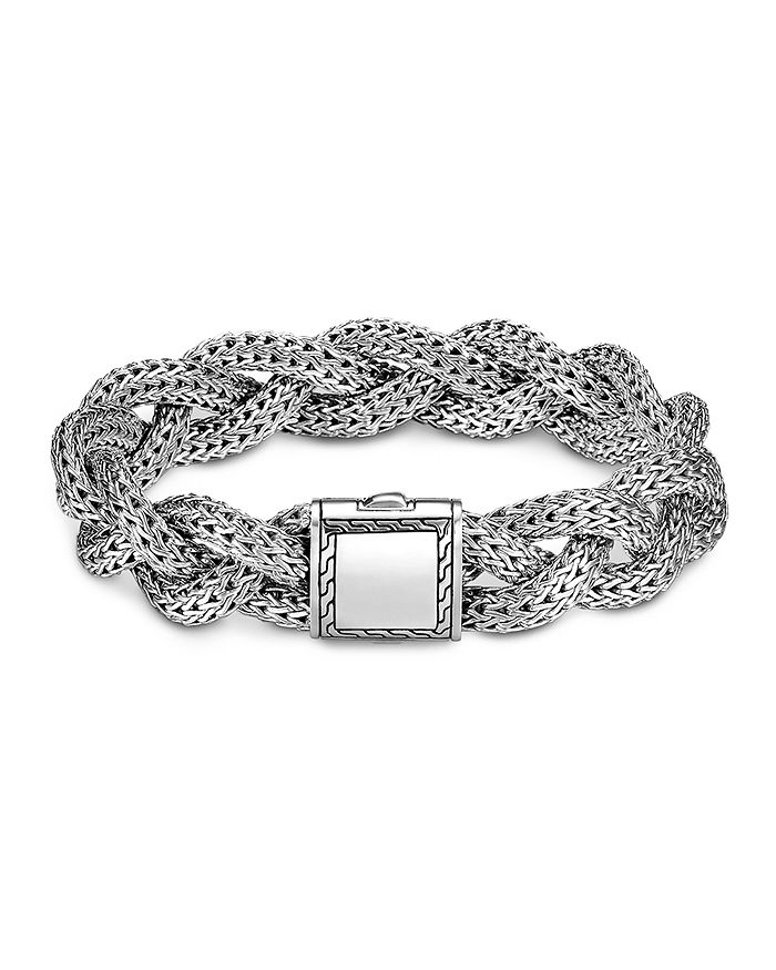 JOHN HARDY Classic Chain Sterling Silver Medium Braided Bracelet