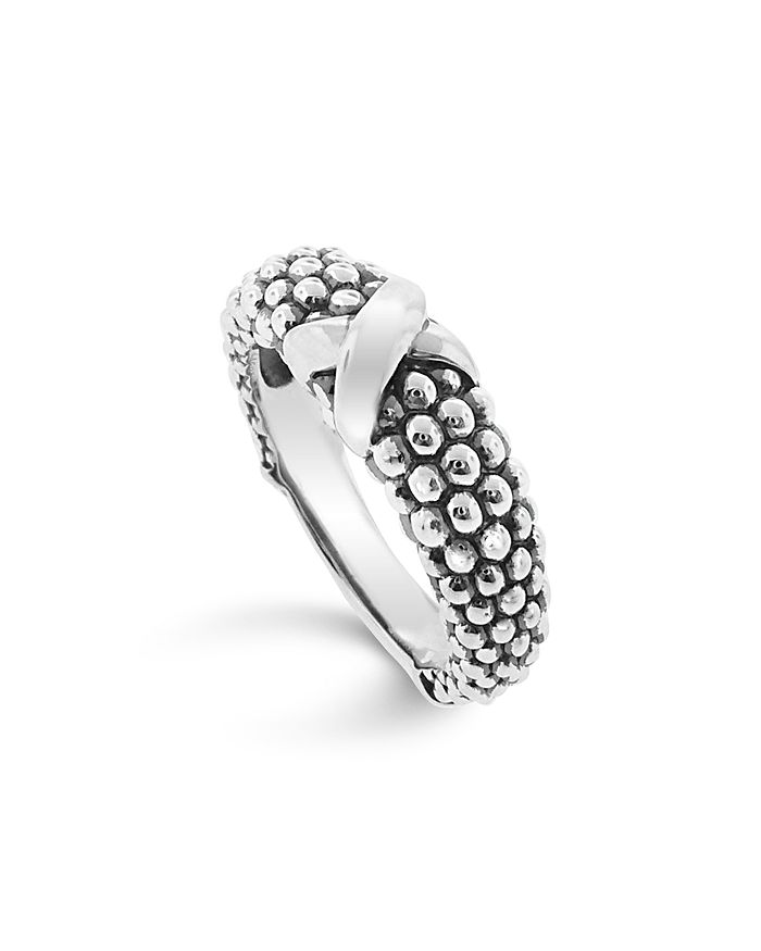 Shop Lagos Women's Embrace Ring In Silver