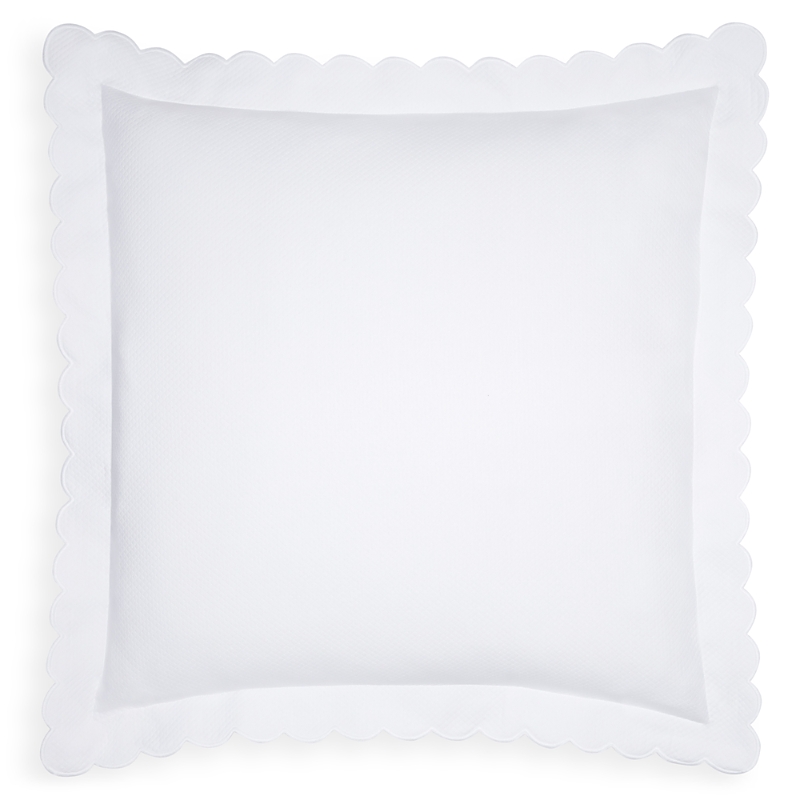 Matouk Diamond Pique Euro Pillow Sham In White