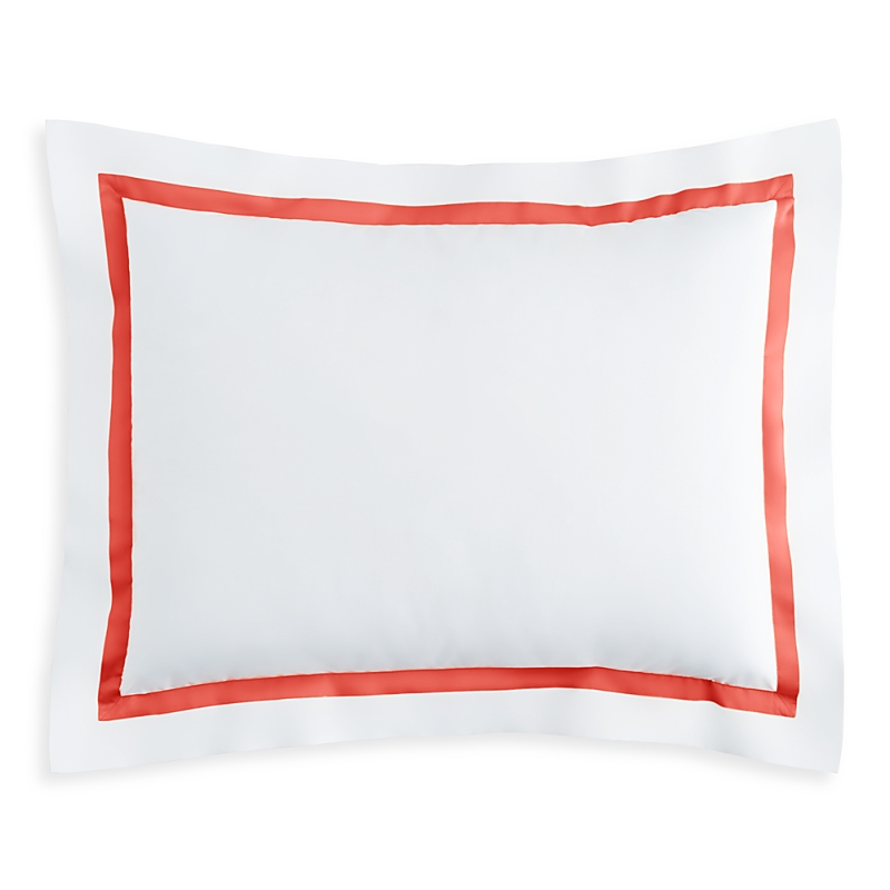 Matouk Lowell Standard Sham In Coral