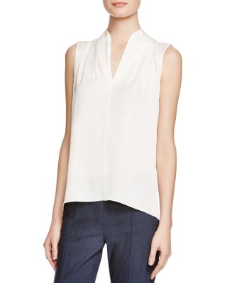 Elie Tahari Judith Stretch Silk Blouse 