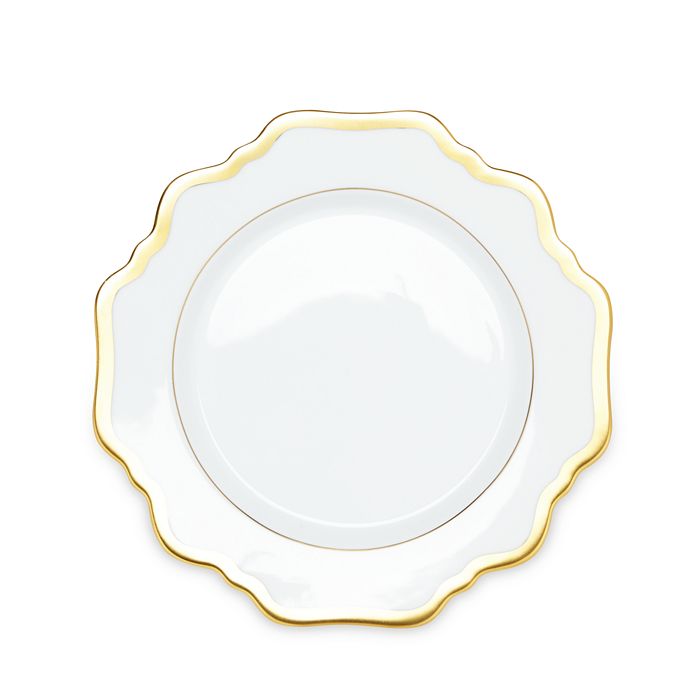 Anna Weatherley Antique White With Gold Bread & Butter Plate