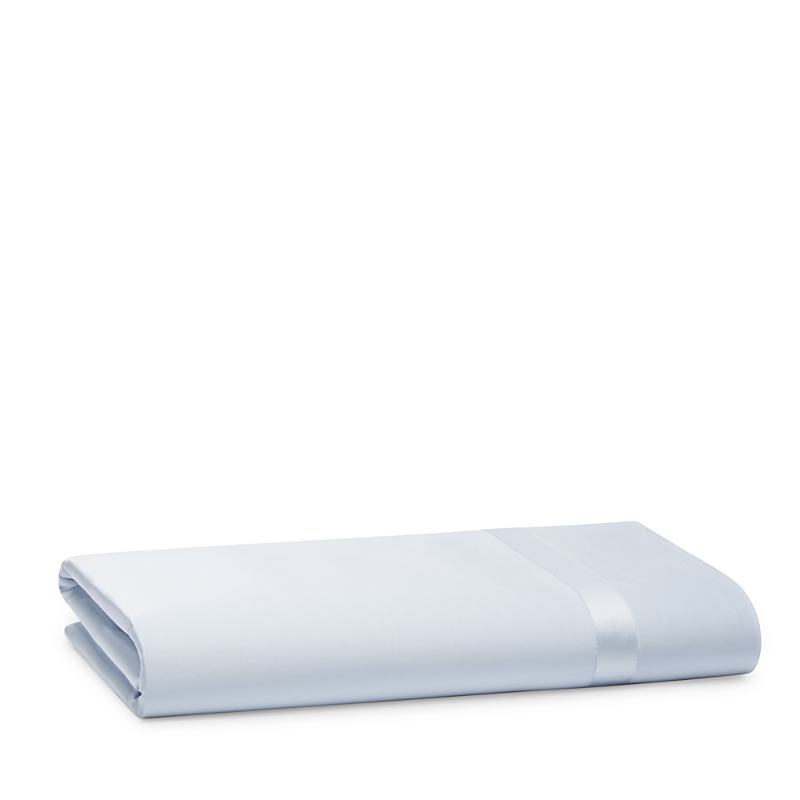 Matouk Nocturne 600 Thread Count Flat Sheet In Blue