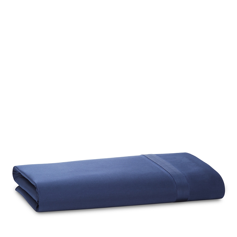 Matouk Nocturne 600 Thread Count Flat Sheet In Navy