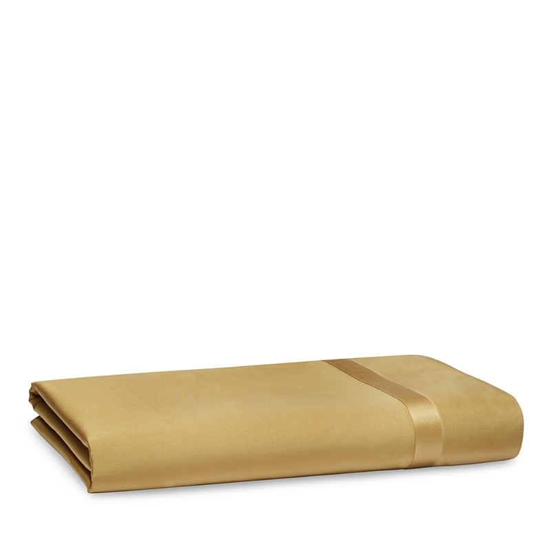 Matouk Nocturne Sateen Flat Sheet, Full/queen In Brown