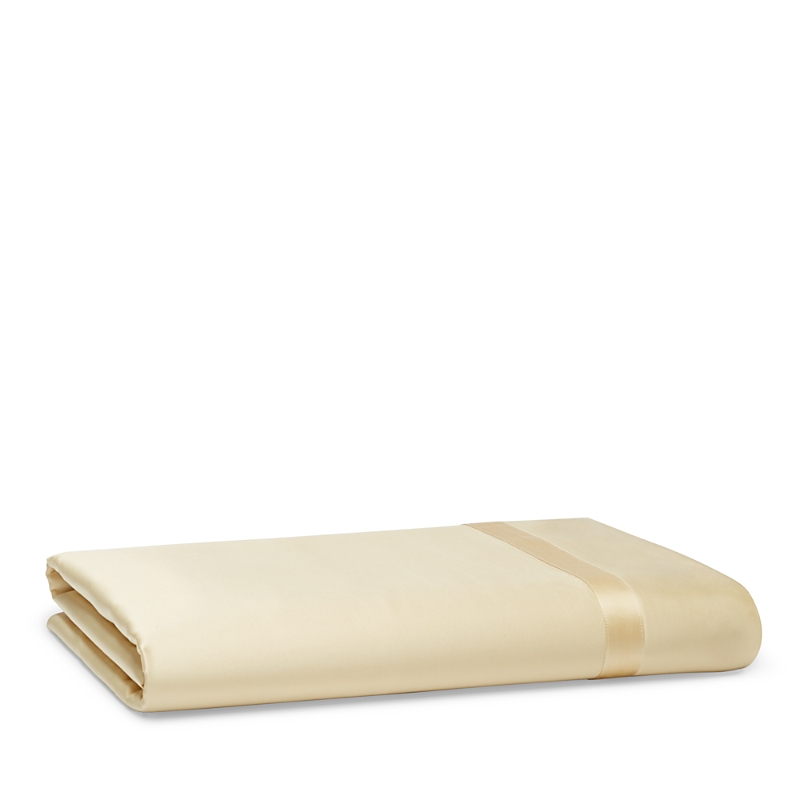 Matouk Nocturne 600 Thread Count Flat Sheet In Honey