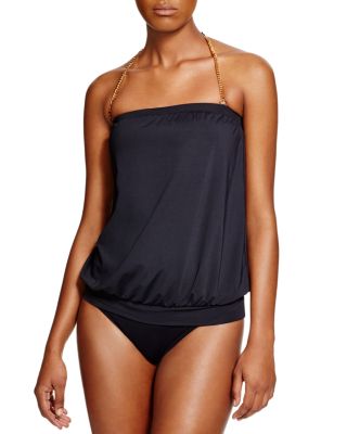 blouson swimsuit tops