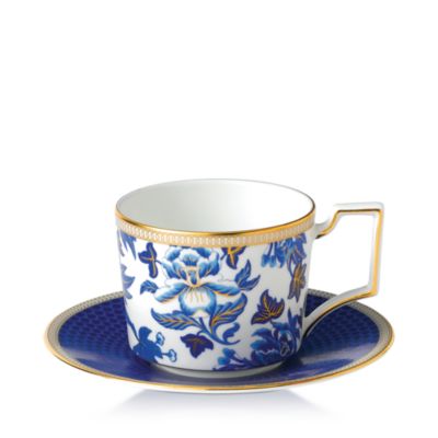 Hibiscus Teacup & Saucer