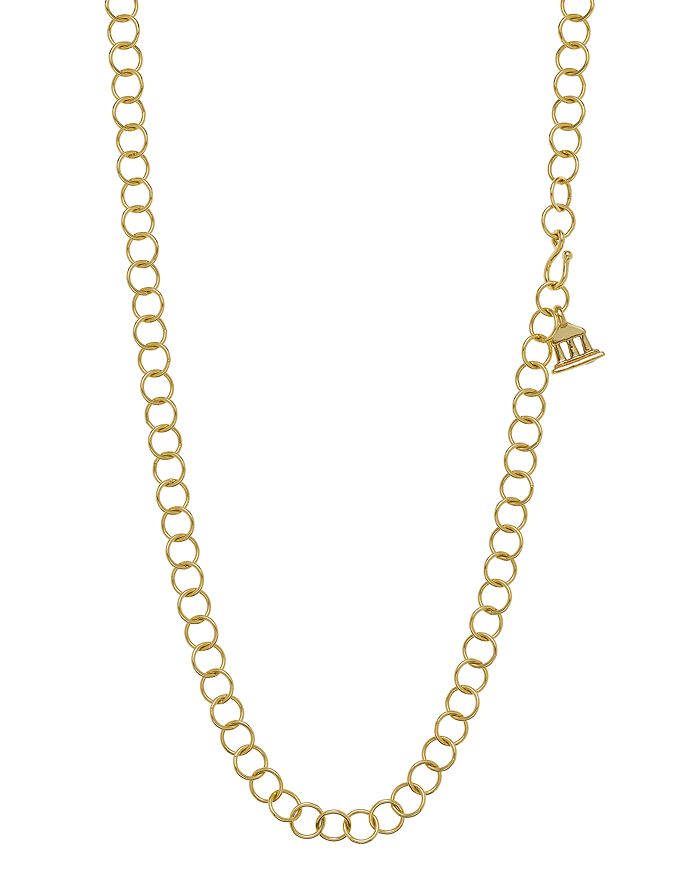 Shop Temple St Clair 18k Yellow Gold Chain Necklace, 32