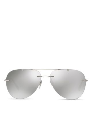 prada frameless sunglasses