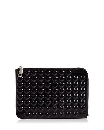 MARC JACOBS Embossed Heart Pouch | Bloomingdale's