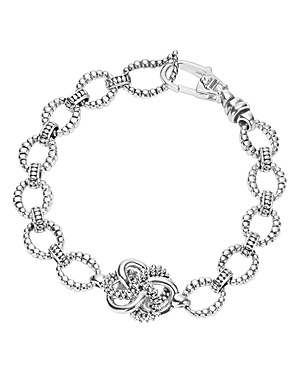 Lagos Sterling Silver Love Knot Link Bracelet