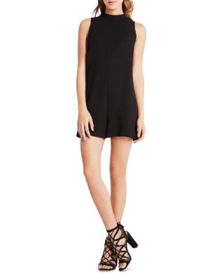 BCBGeneration Mock Neck Romper | Bloomingdale's