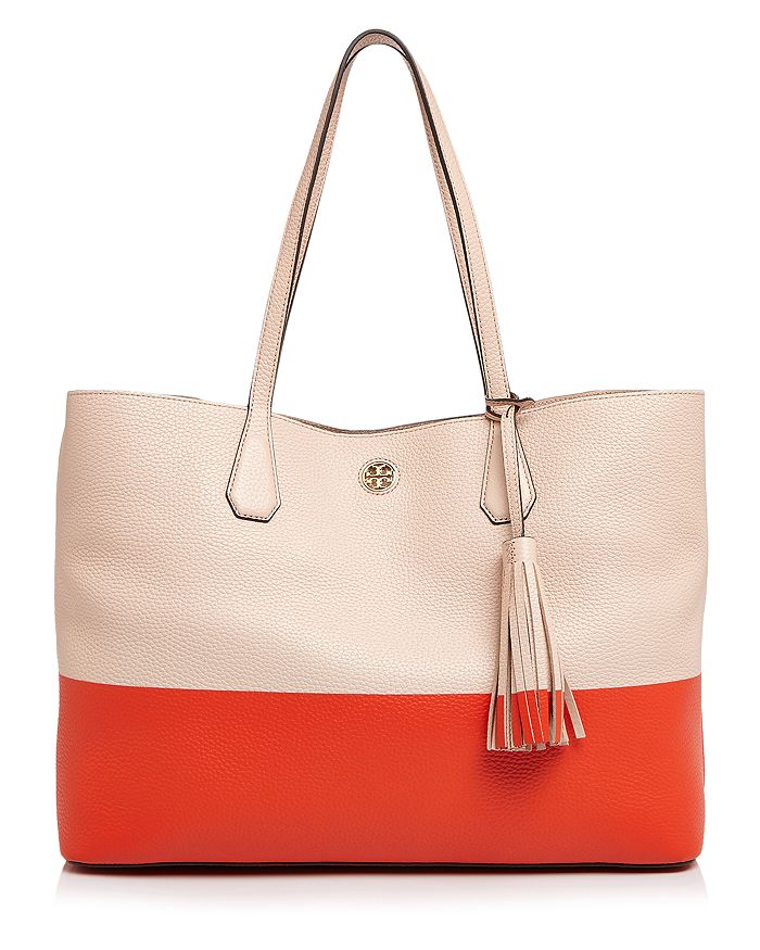 Tory Burch Color Block Perry Tote 100 Exclusive Bloomingdale s